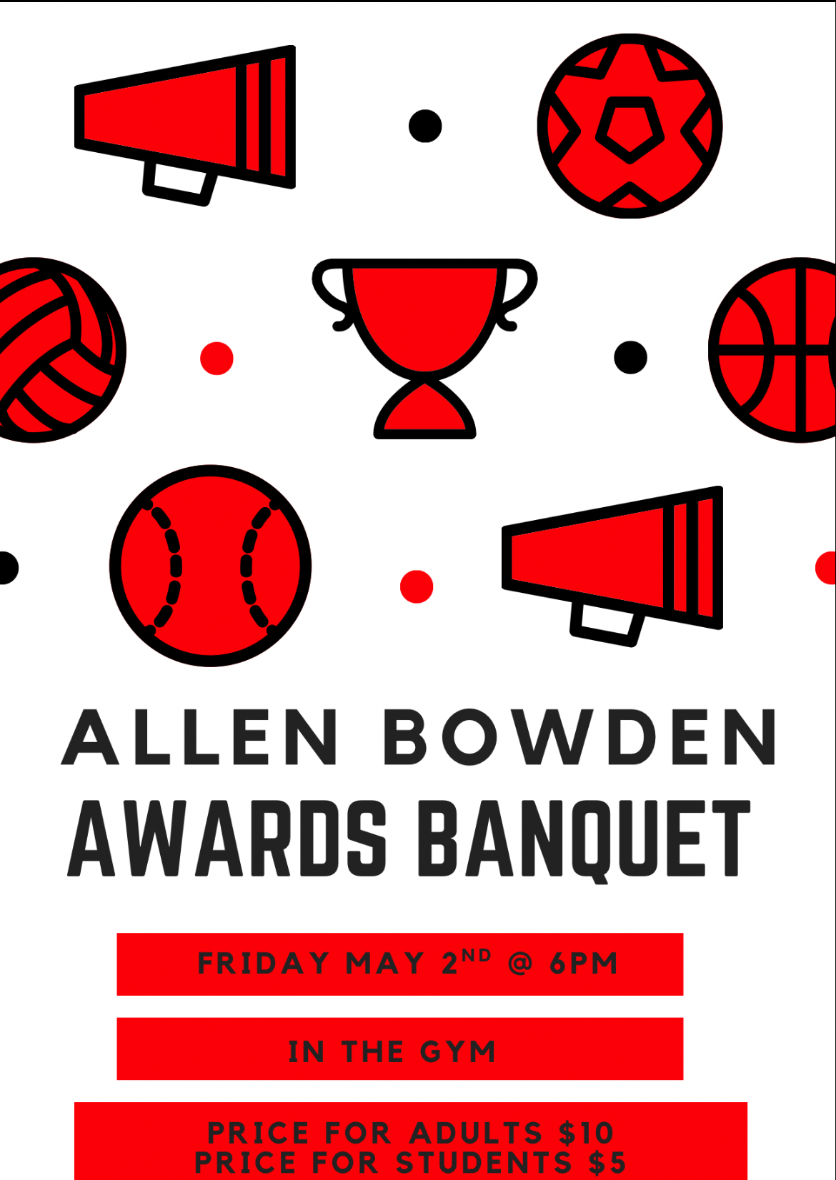 Award Banquet May 2nd