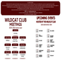 Wildcat Club Meetings
